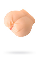 Мастурбатор реалистичный Juicy Pussy Pauline с вибрацией, вагина и анус, телесный, 14,5 см